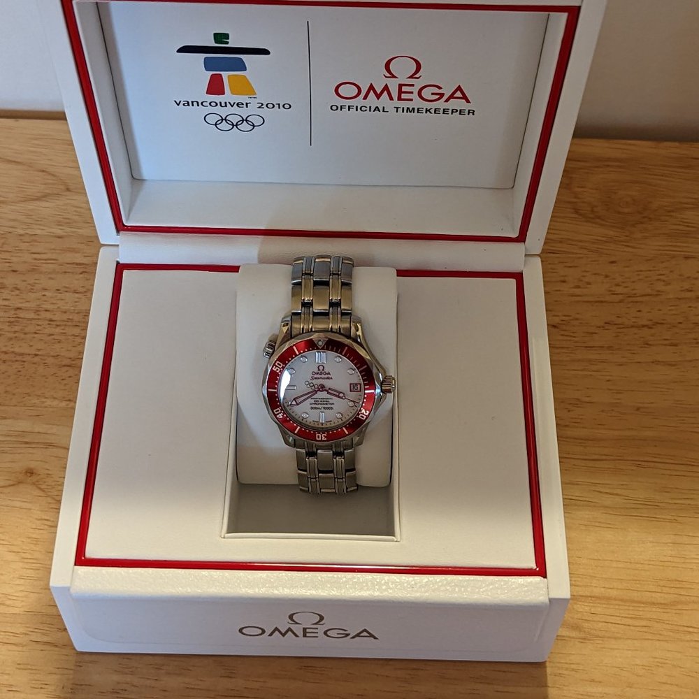 Omega Seamaster 2010 Vancouver Olympic, 36mm, with original box